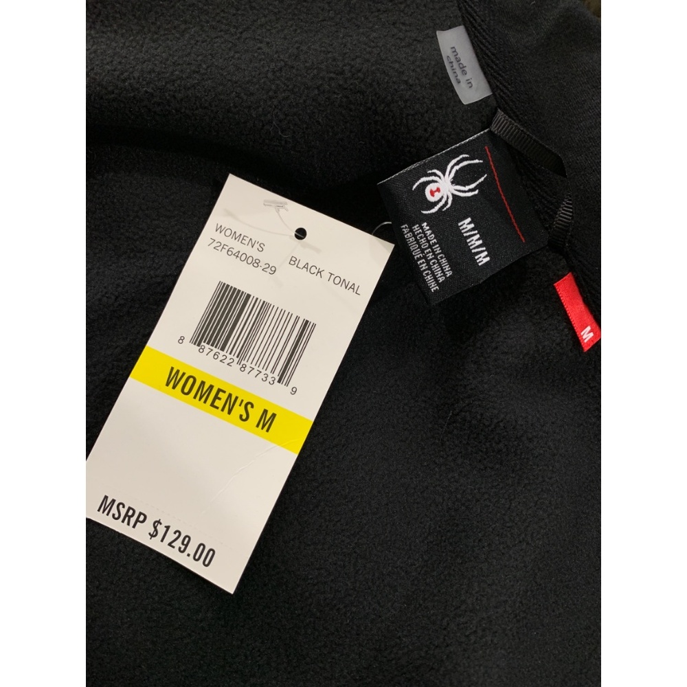 Spyder Women's Black Tonal Stryke Jacket - Picture 6 of 8